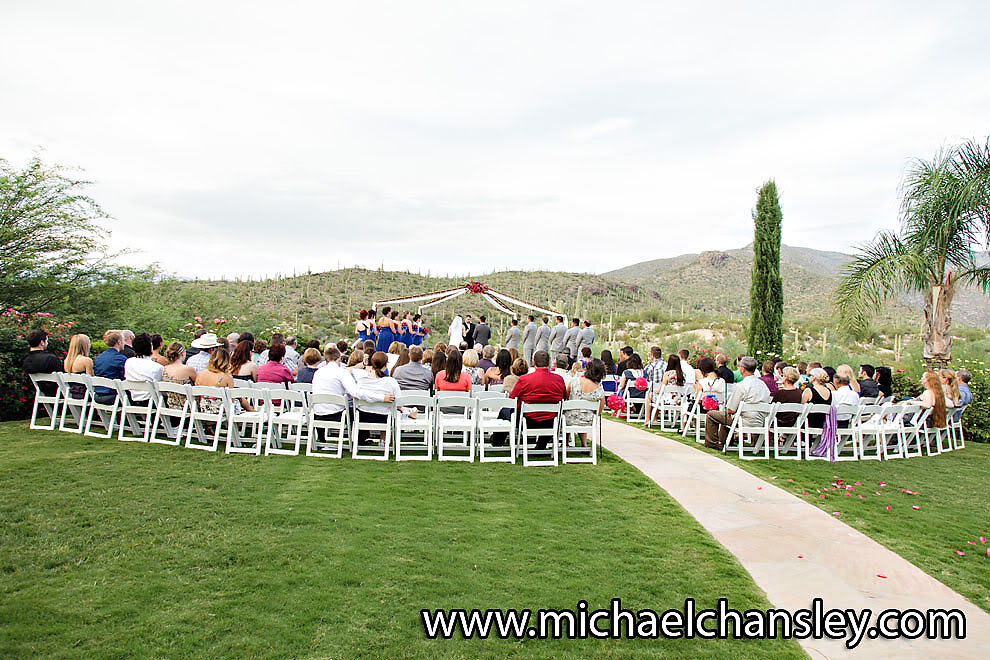 wedding at Saguaro Buttes