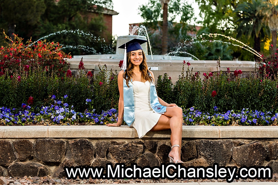 University of Arizona Fountain Grad Senior Portraits