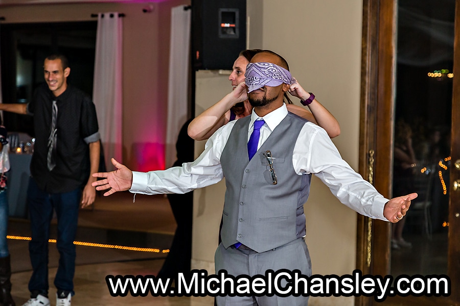 blindfold groom