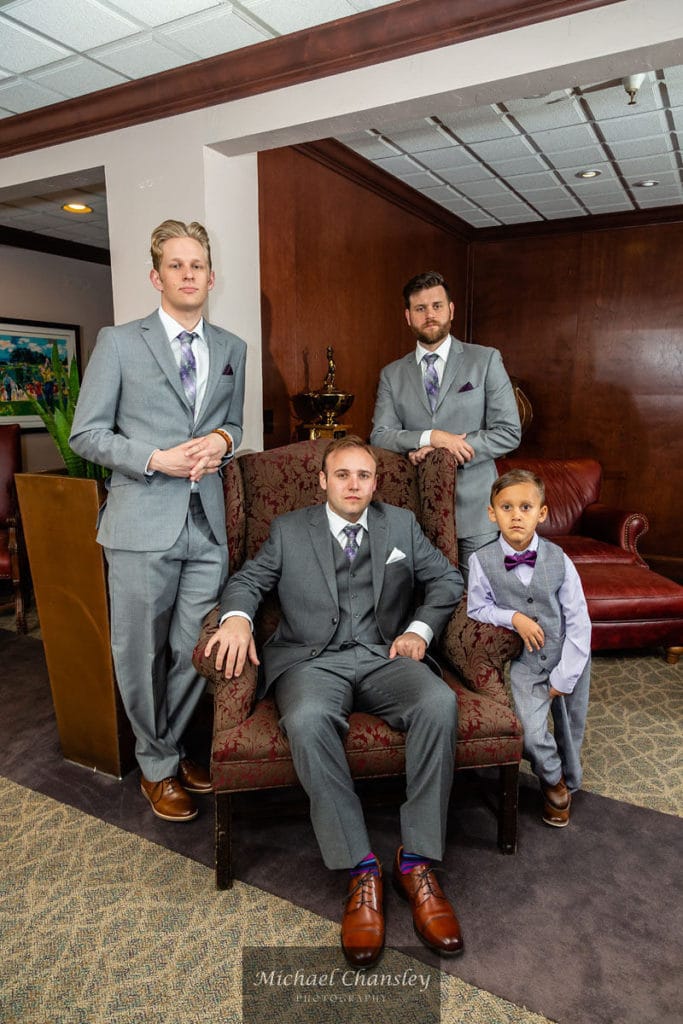 groomsmen portrait