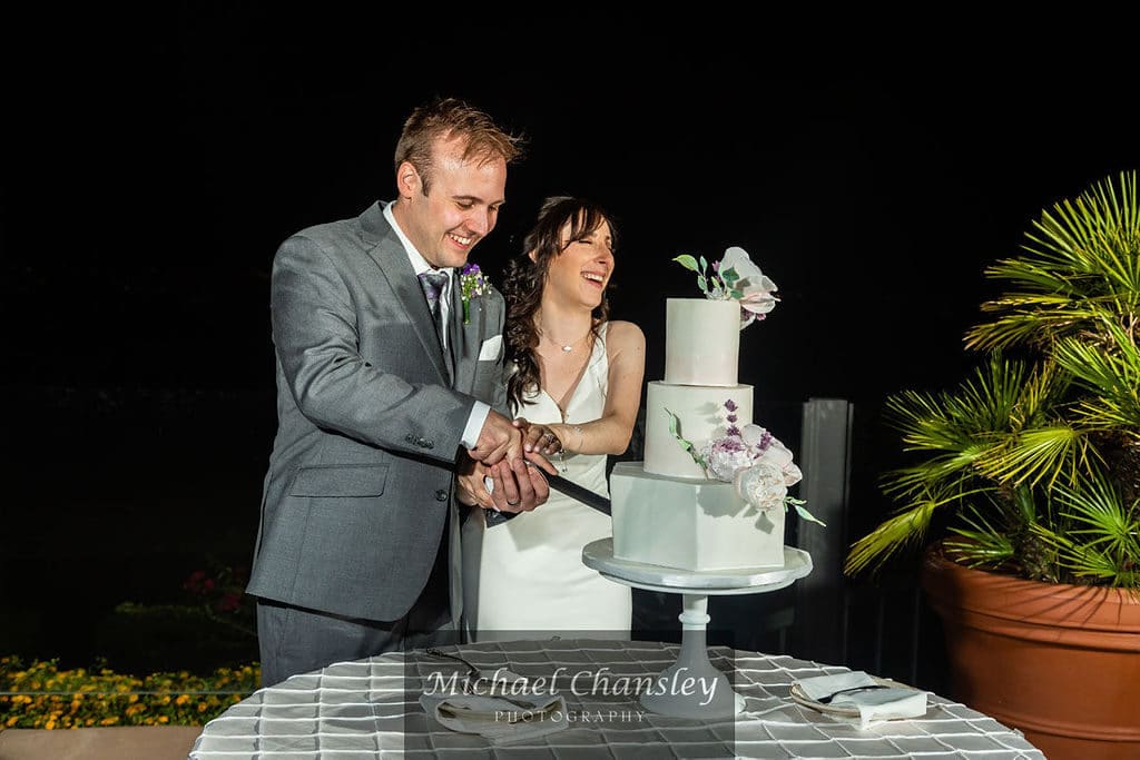 Skyline Country Club Wedding cake