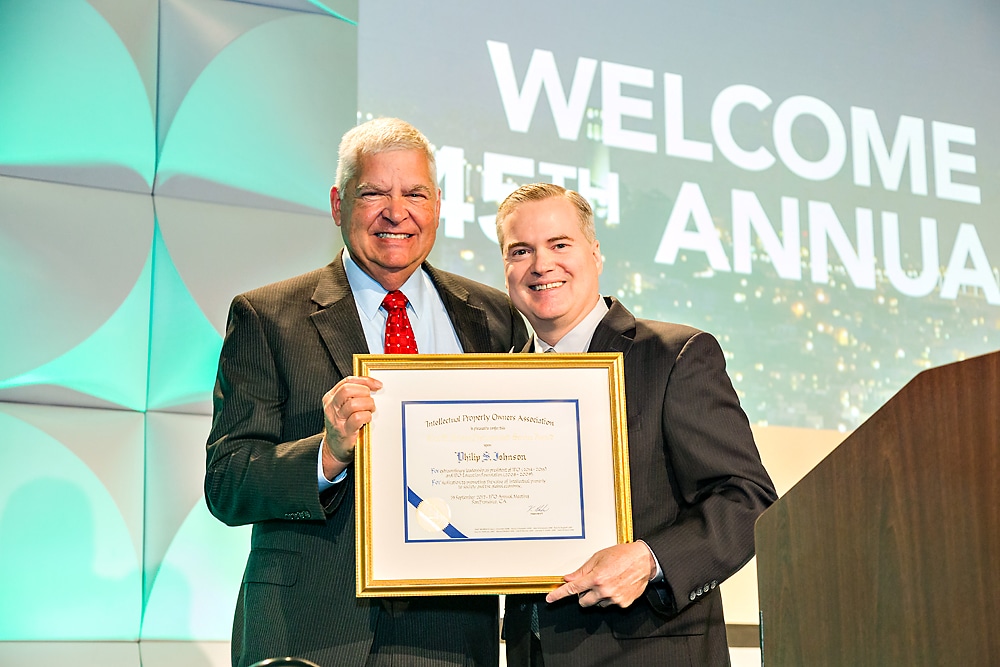 award ceremony at convention