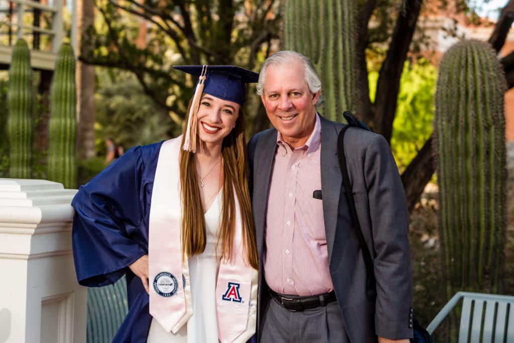 University of Arizona grad portrait